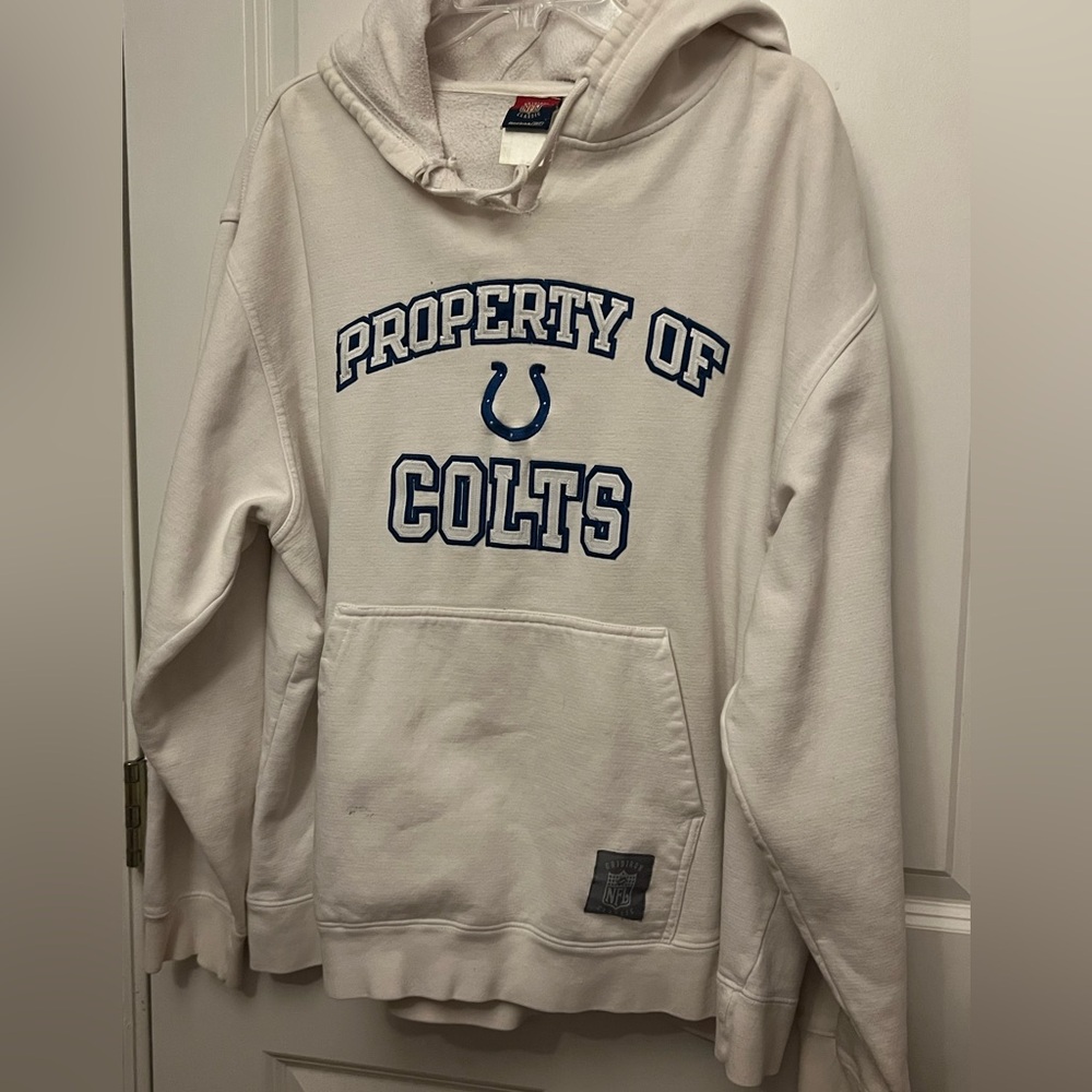 NFL Indianapolis Colts Gridiron heavy sweatshirt with hood and front pouch